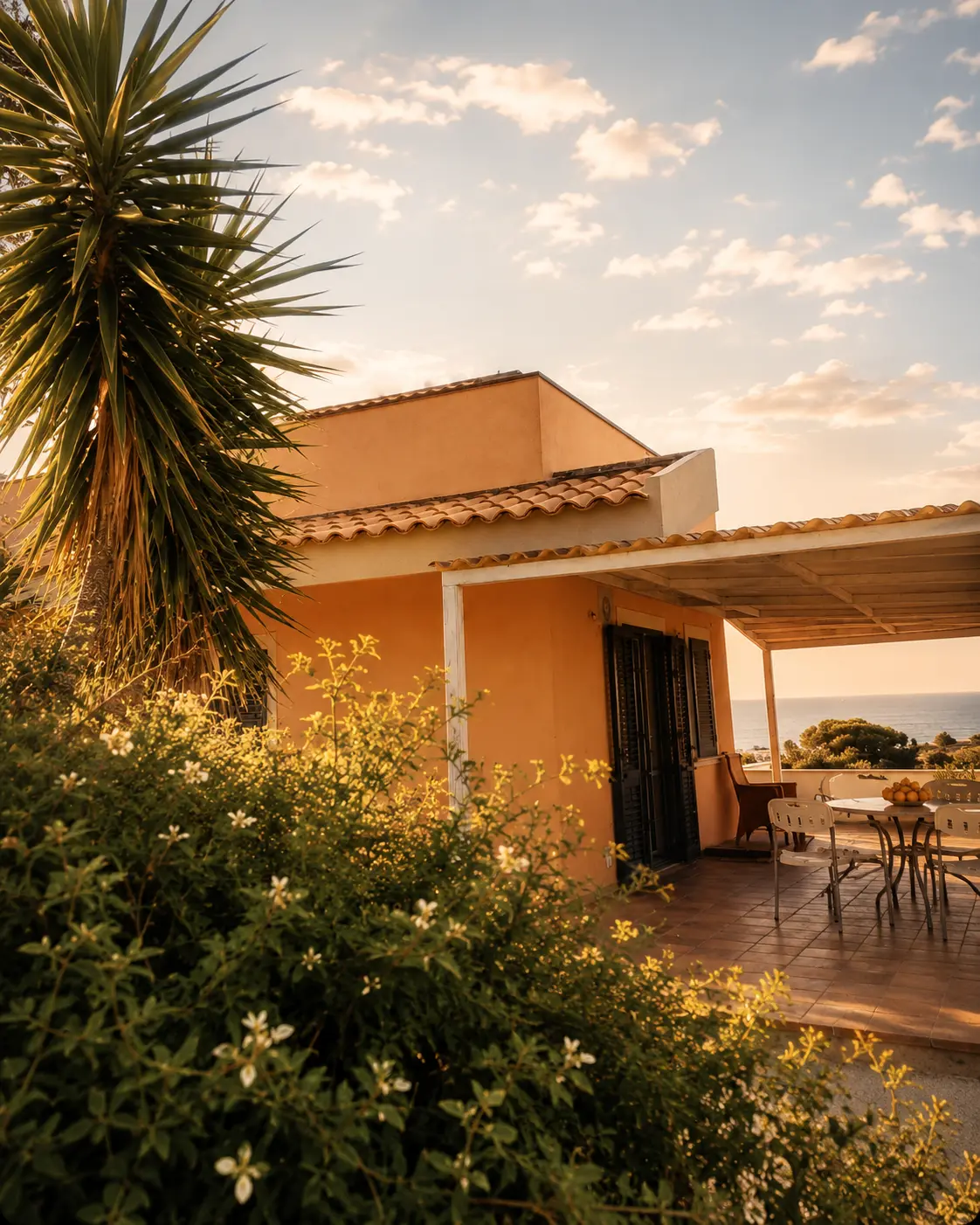 Sicilian countryside home and Mediterranean atmosphere